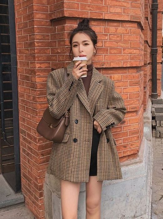 How To Style The Classic Plaid Blazer Trend On 2024