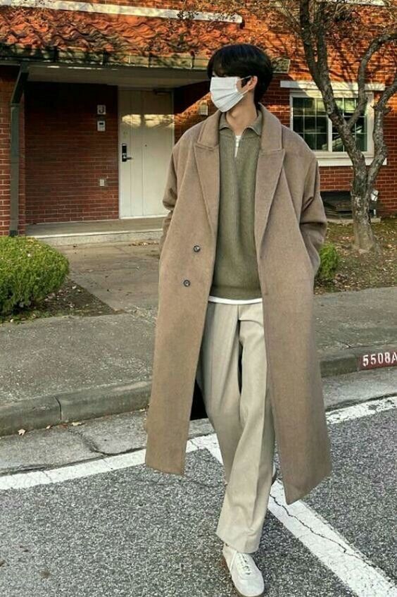 Chill in Style 2024 : Winter Korean Men's Outfit Ideas to Beat the Cold