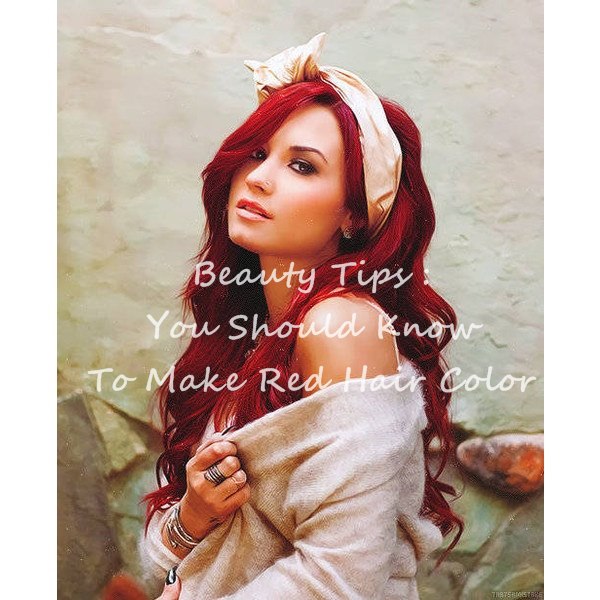 Beauty Tips You Should Know To Make Red Hair Color