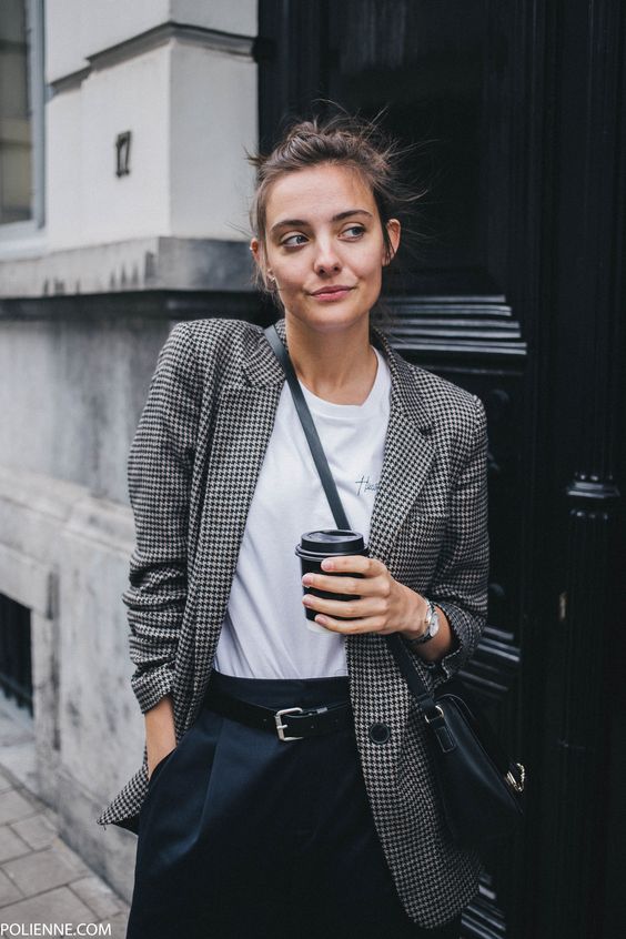 blazer style via polienne.com