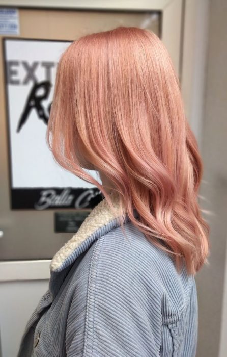 Trending Hairstyle 2024: How to Rock the Peach Hair Color everyone is Talking About