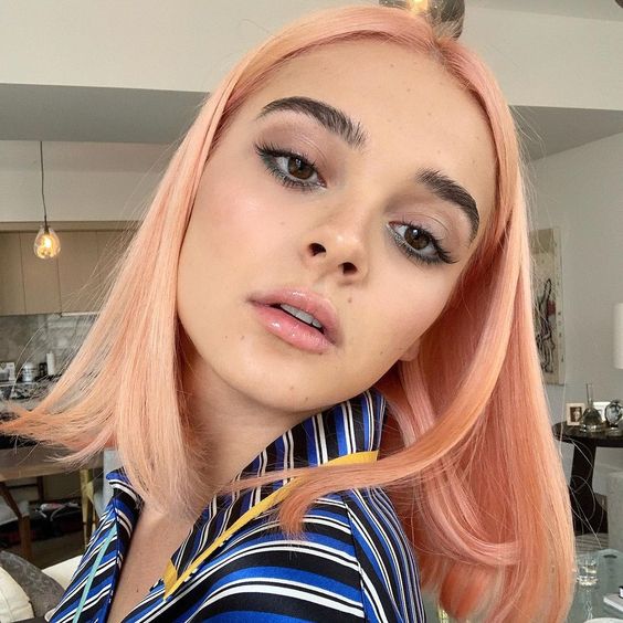 Trending Hairstyle 2024: How to Rock the Peach Hair Color everyone is Talking About