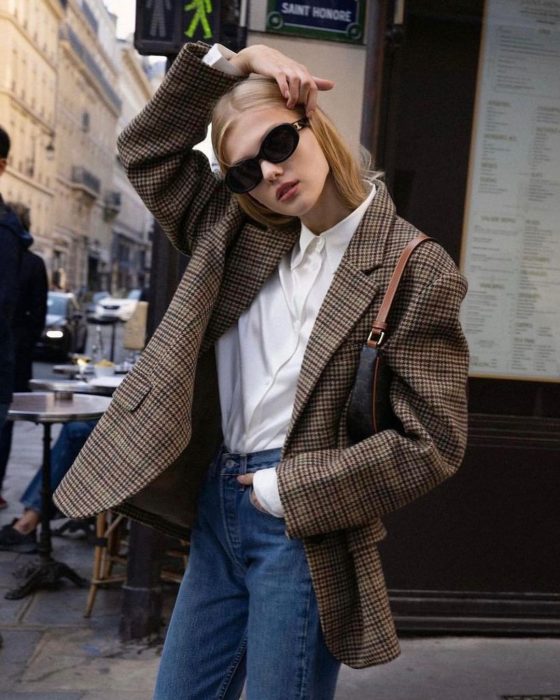 How To Style The Classic Plaid Blazer Trend On 2024