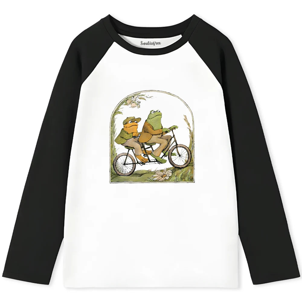 Frog Couple XI -
Art Design Raglan Long Sleeve T-Shirt