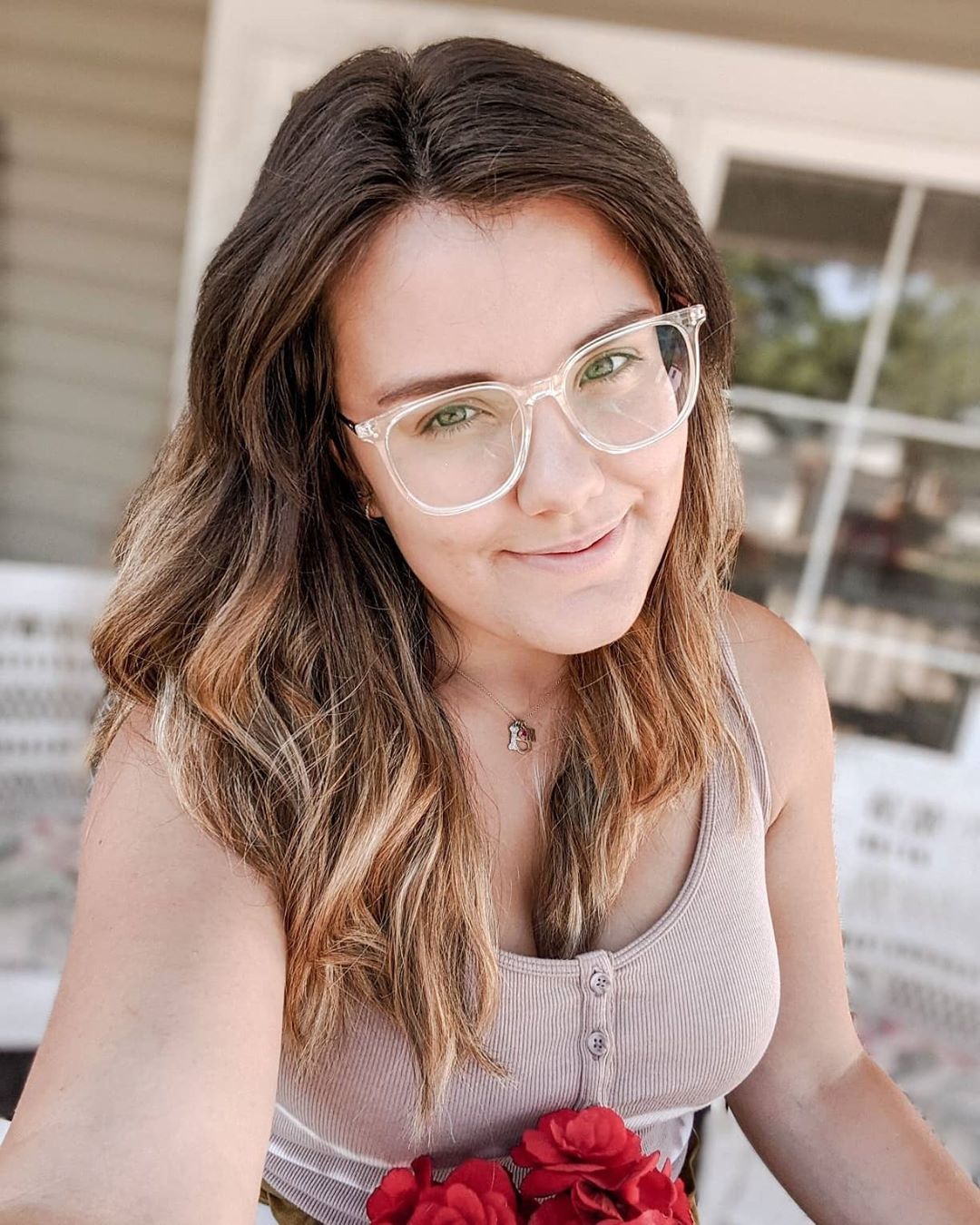 Gulfport Square Crystal Eyeglasses