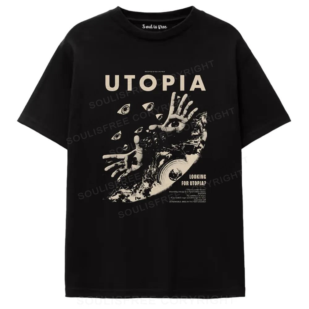 Searching For Utopia ? Art Design Unisex Classic T-shirt 