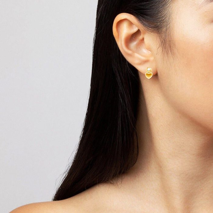 "Keep Me Asleep" Round Cut Drop Earrings