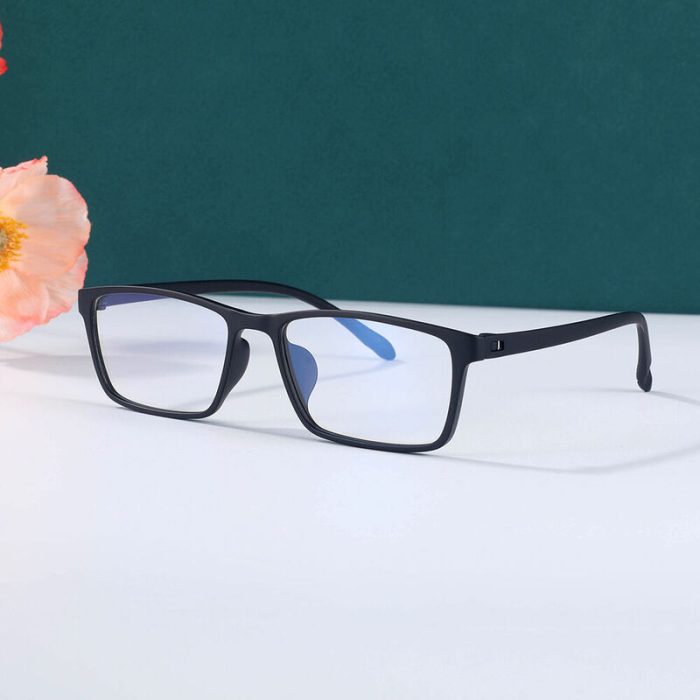 Madison Rectangle Black Glasses