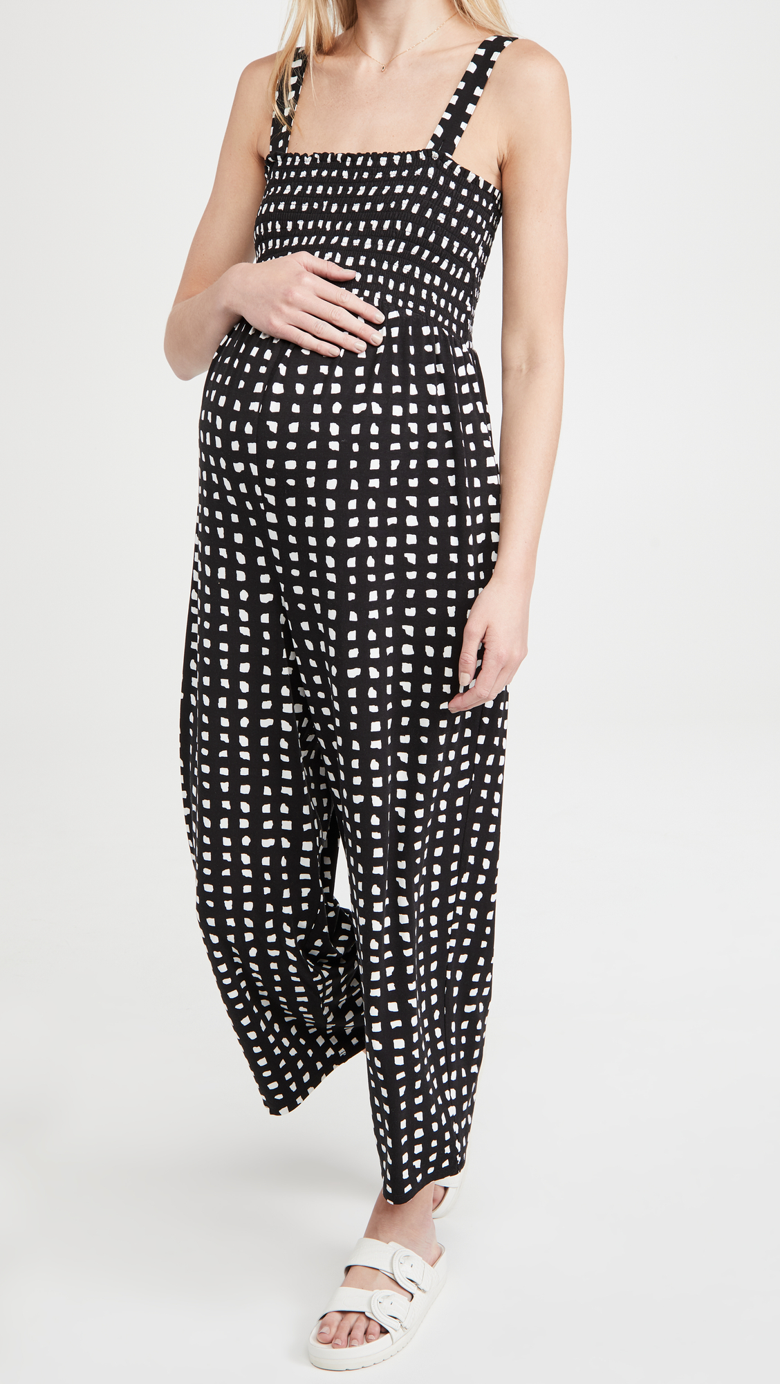 Ingrid & Isabel Smocked Bodice Jumpsuit  
