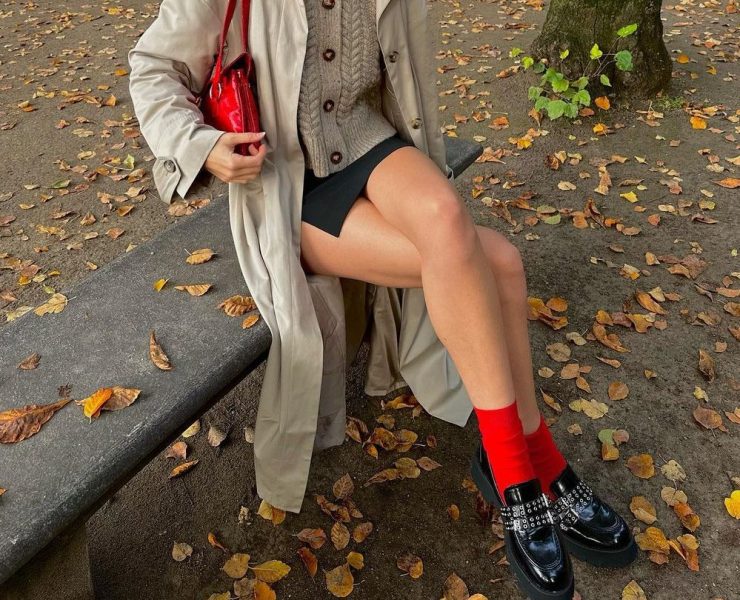 9 Chic Ways To Style Red Socks With Your Outfit In 2024