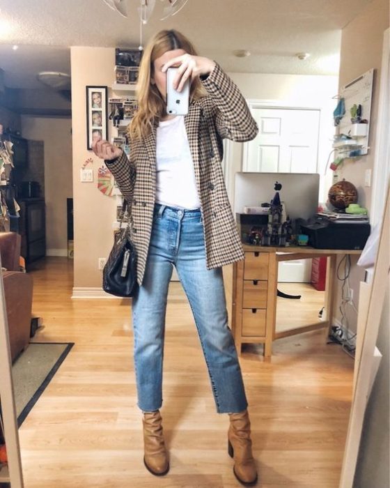 How To Style The Classic Plaid Blazer Trend On 2024