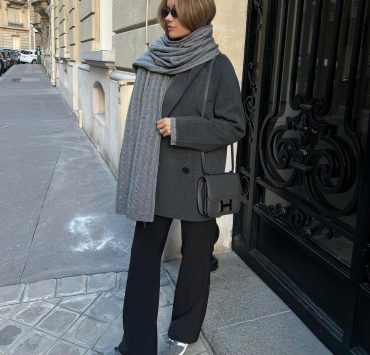 Chunky Knit Scarves Are Now Back For Winter 2023- Here’s How To Style Them