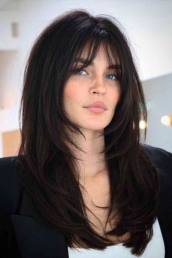 Achieving the Pretty Hair With Korean Wispy Bangs Trend