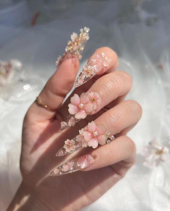 Blossom in Manicures: The Ultimate Sakura Nail Art Guide for Spring 2024