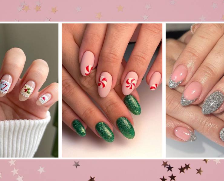10 Sparkle & Easy Christmas Nail Design Ideas for 2023