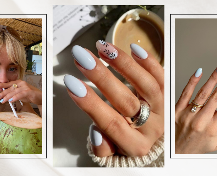 7 Fresh Blueberry Milk Nails for the Early Fall 2023