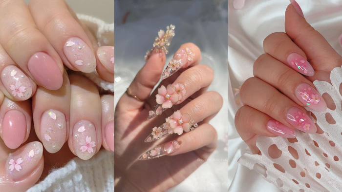 Blossom in Manicures- The Ultimate Sakura Nail Art Guide for Spring 2024