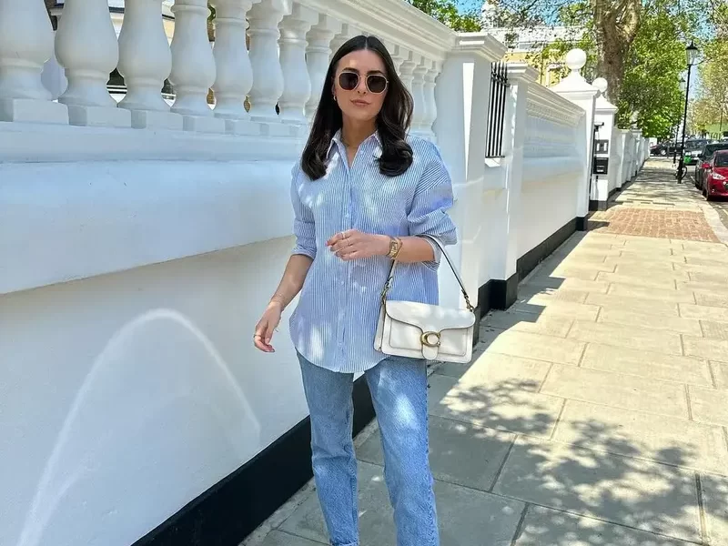 Chic Ways to Style a Blue Striped Button-Up For Spring/Summer 2024
