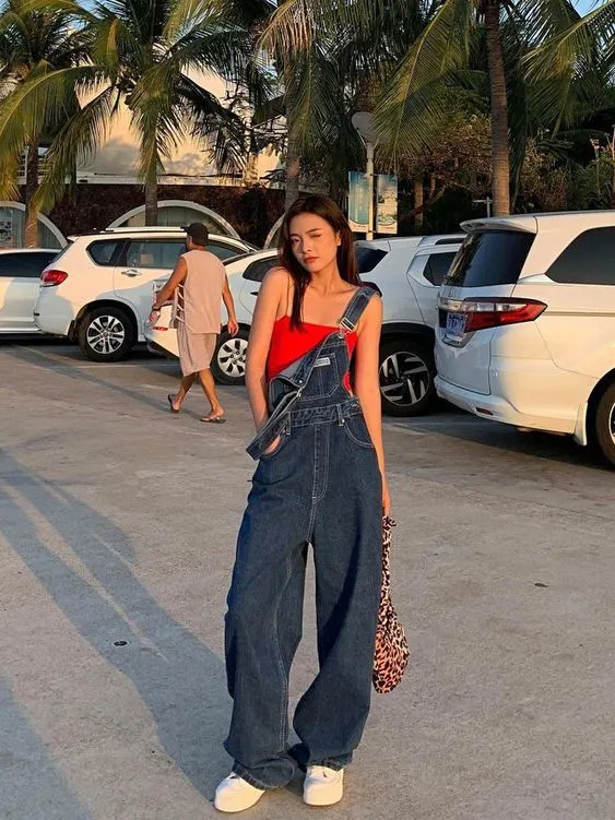 The Chicest Ways To Wear Denim Overalls On 2024