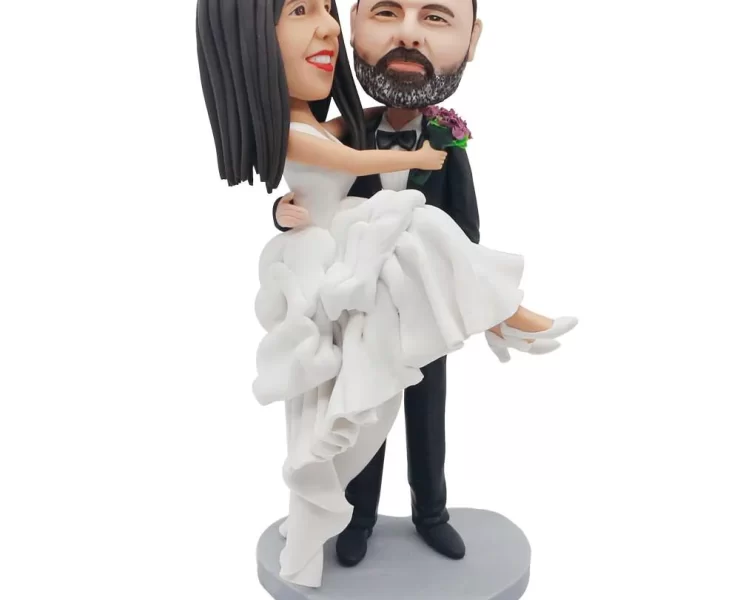 Customized Wedding Bobbleheads as Cake Toppers and Gifts
