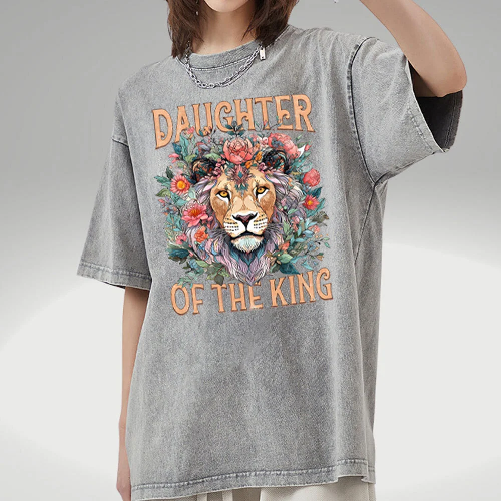 Daughter Of The King Christian Washed T-Shirt