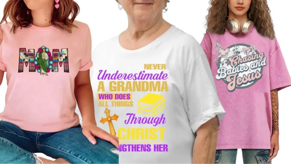 Love, Faith, and Motherhood- Christian T-Shirt Ideas for Mother's Day