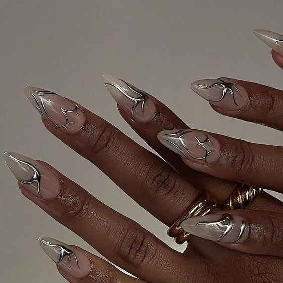 The Ultimate Guide to 2024's Hottest Metallic Nail Designs