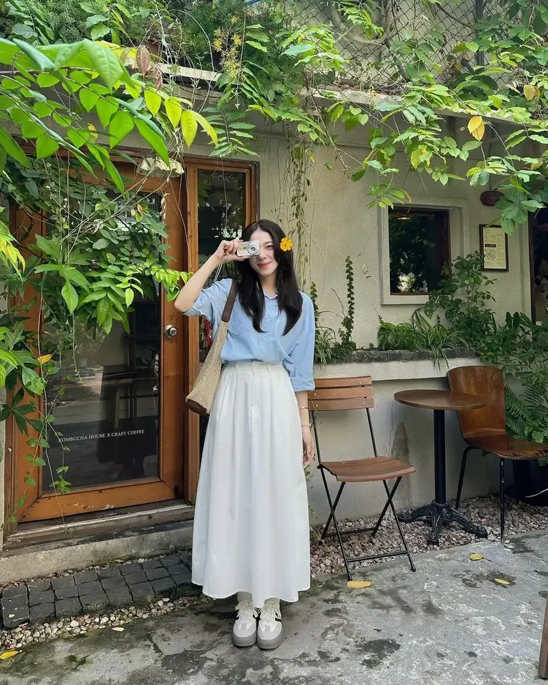 Chic Ways to Style a Blue Striped Button-Up For Spring/Summer 2024