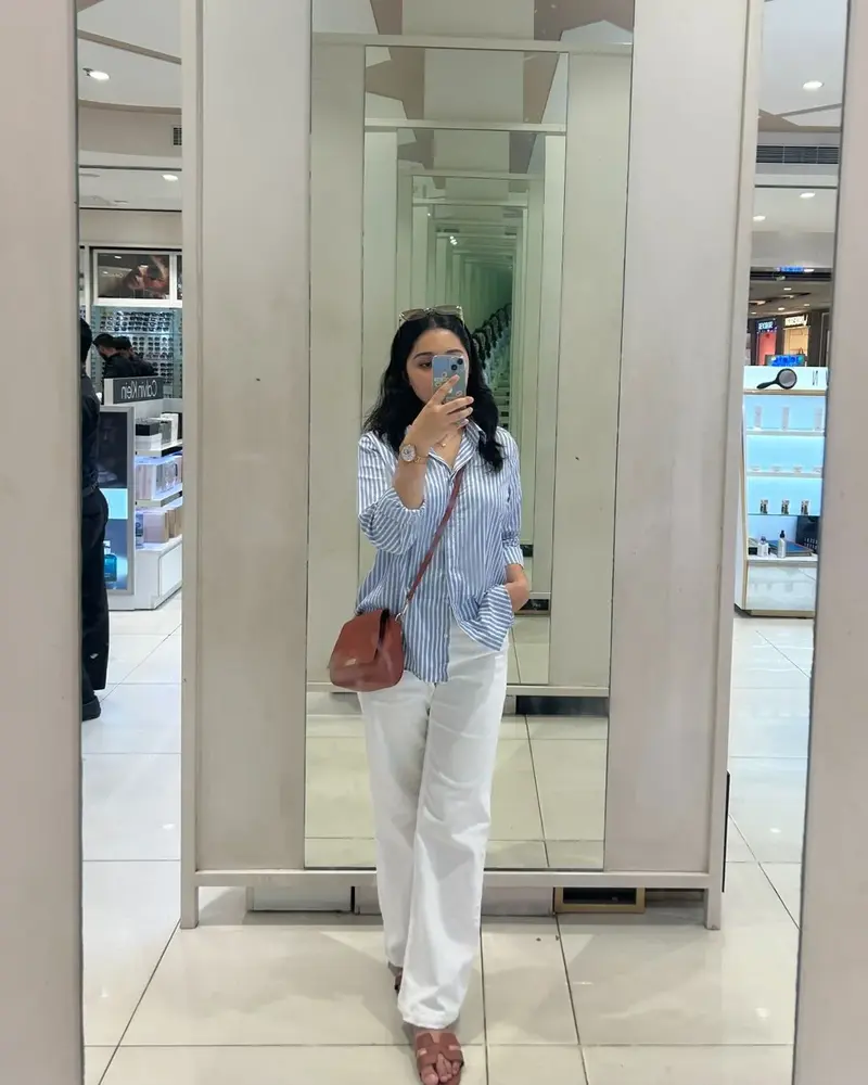 Chic Ways to Style a Blue Striped Button-Up For Spring/Summer 2024
