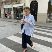 Chic Ways to Style a Blue Striped Button-Up For Spring/Summer 2024