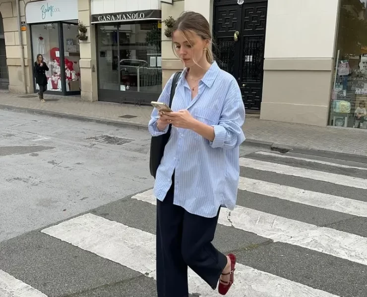 Chic Ways to Style a Blue Striped Button-Up For Spring/Summer 2024