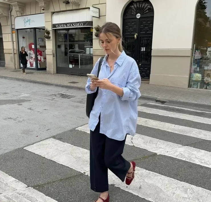 Chic Ways to Style a Blue Striped Button-Up For Spring/Summer 2024