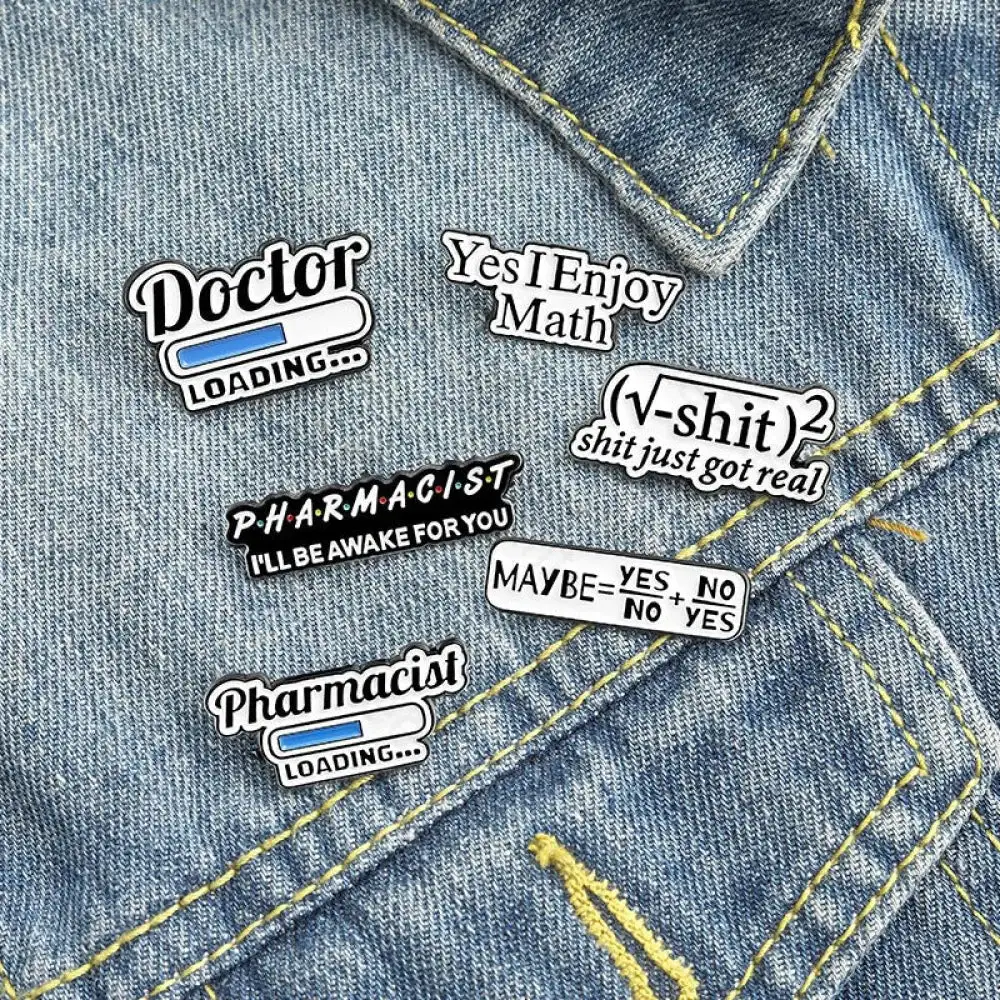 Shit Just Got Real Math Enamel Pins