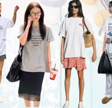 5 Vacation Outfit Formulas With Oversized Tee For Petite Girls