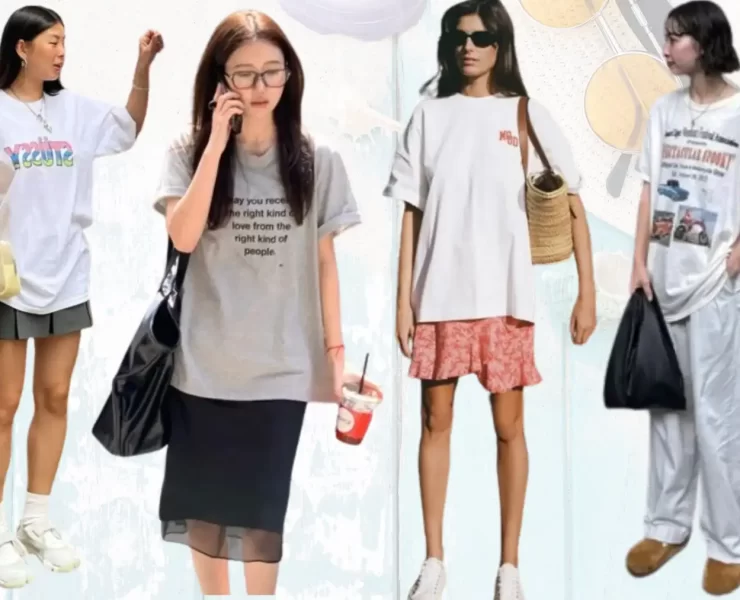 5 Vacation Outfit Formulas With Oversized Tee For Petite Girls